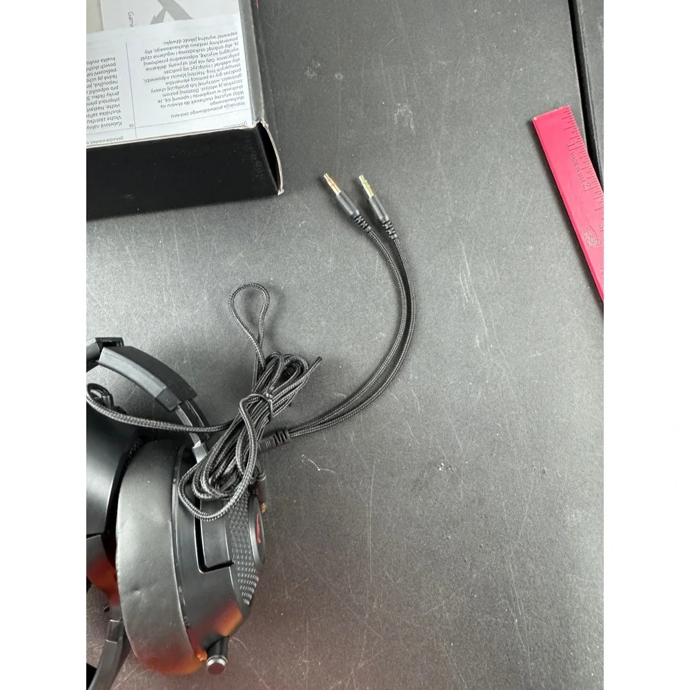Kofire C80 Gaming Wired‎ Headset Black Red Over Ear with Microphone PC Laptop